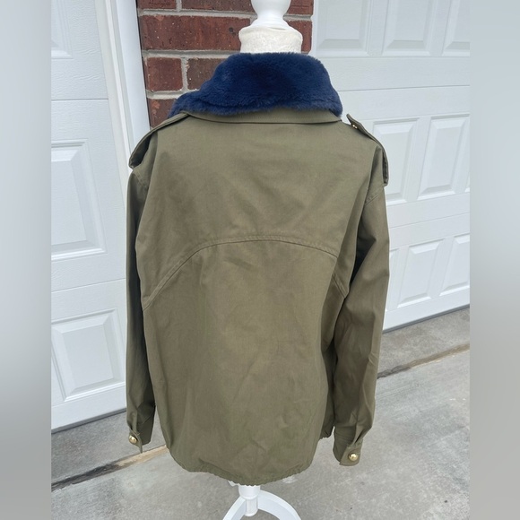 Ciao Milano Lara Embellished 2-1 Twill Puffer Jacket Size Medium - Picture 6 of 13